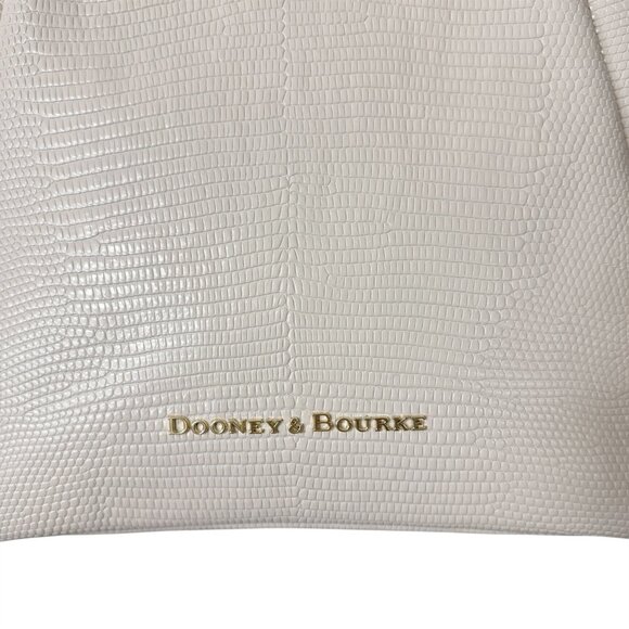 Dooney & Bourke Bag Purse Tote & DB Bone Blush Lizard Top Handle Crossbody - Picture 3 of 13